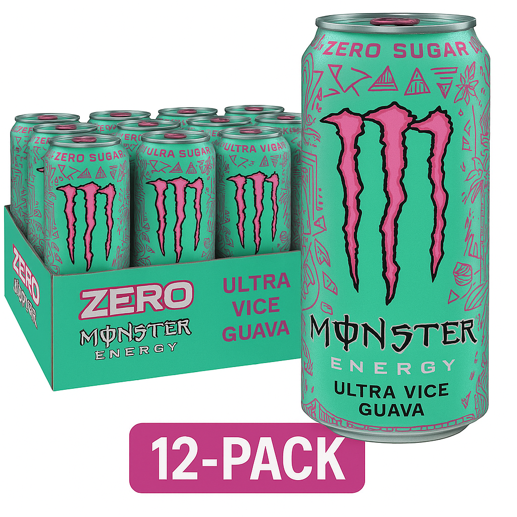 Monster Ultra Vice Guava (473ml) (12 Pack)
