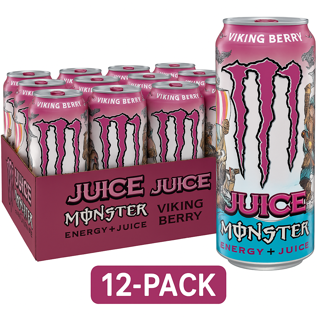 Monster Energy Viking Berry Case of 12 (12 x 473ml)