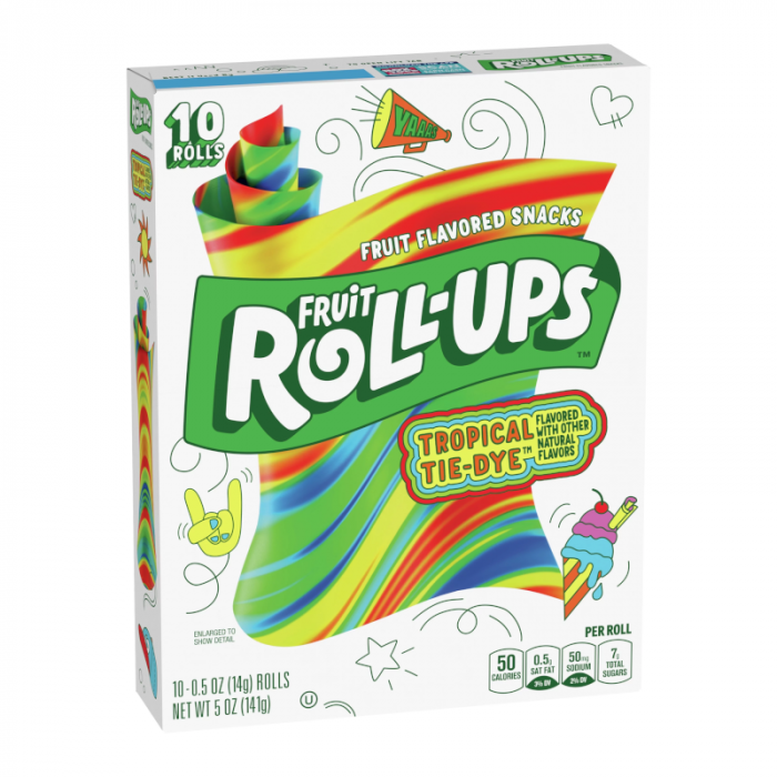Fruit Roll-Ups Tropical Tie Dye (141g)
