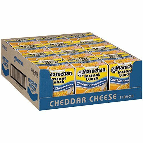 Maruchan Cheddar Cheese Flavour Instant Lunch Ramen Noodles (64g) (12 Pack)