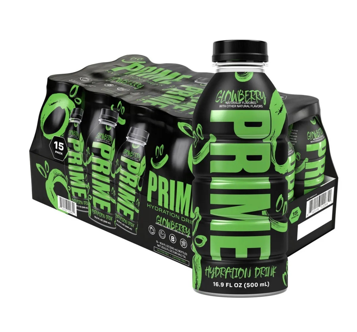 Prime Hydration Glowberry (500ml) (15 Pack)