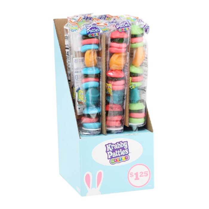 Spongebob Squarepants Gummy Krabby Patties Colours Xmas Kebob (42g)