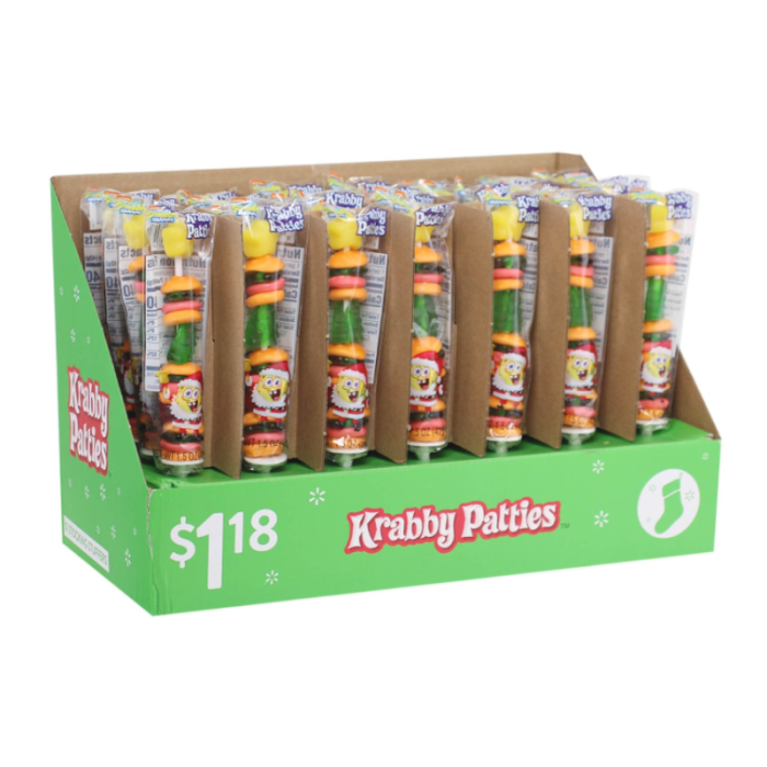 Spongebob Squarepants Gummy Krabby Patties Xmas Kebob (42g)