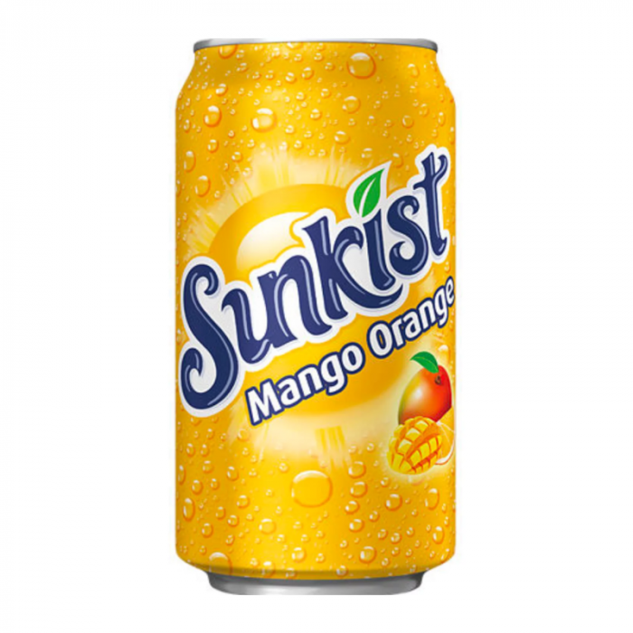 Sunkist Mango Orange Case of 12 (355ml x12)