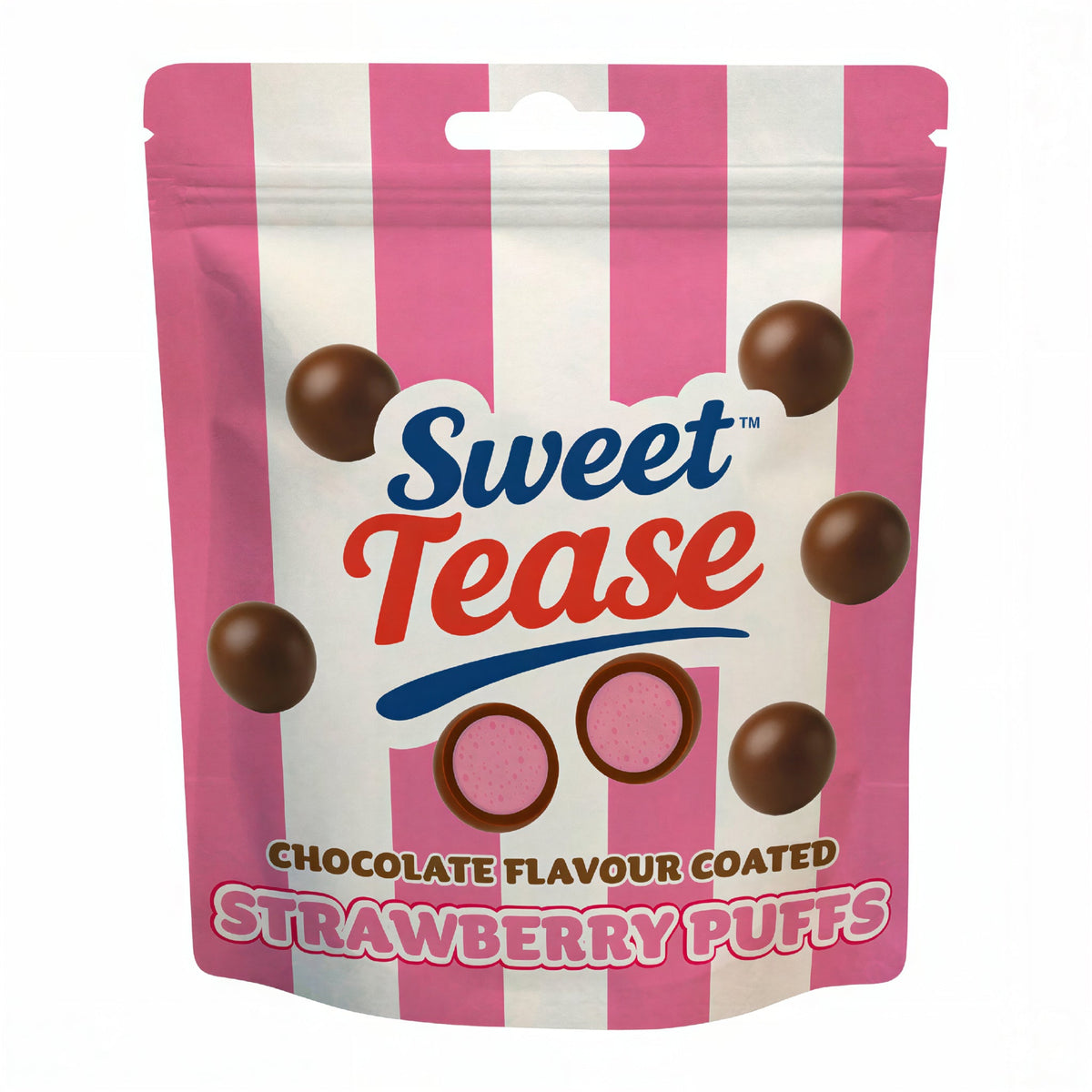 Sweet Tease Strawberry Puffs (80g)