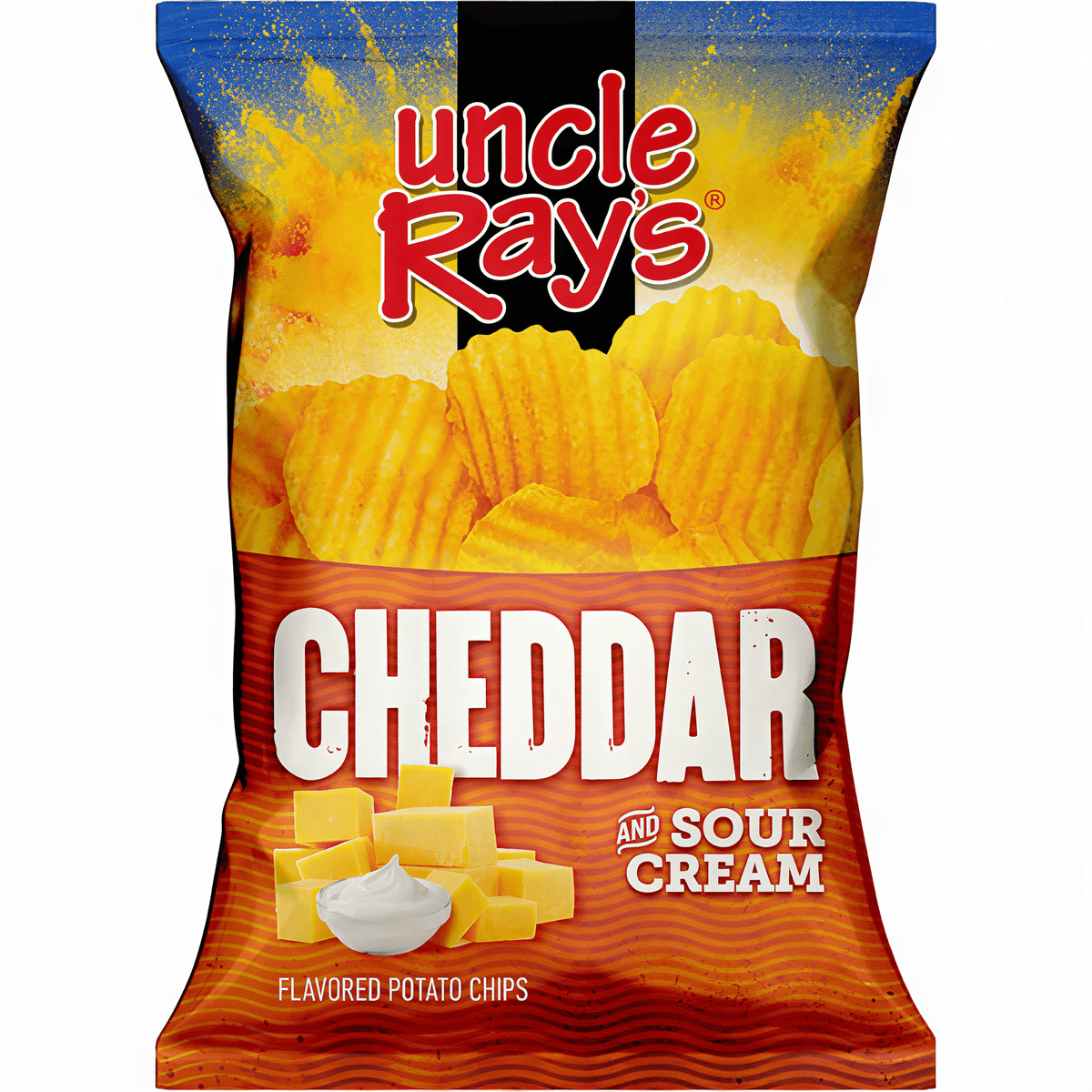 Uncle Ray's Cheddar & Sour Cream Potato Chips (226g)
