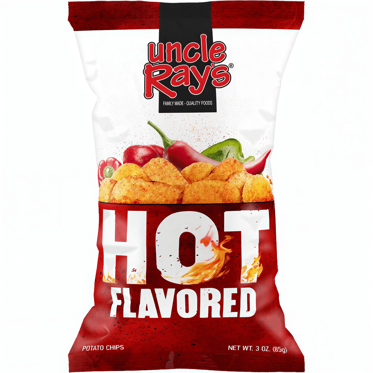 Uncle Ray's Hot Potato Chips (127.5g)