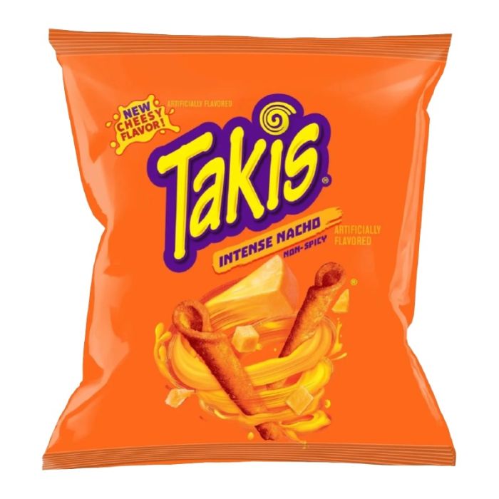 Takis Intense Nacho Rolled Tortilla Corn Chips (28g)