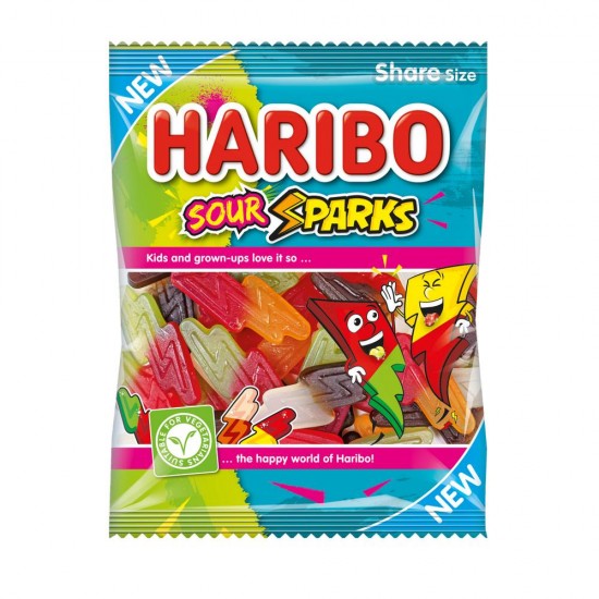 Haribo Sour Sparks Share Bag (160g)