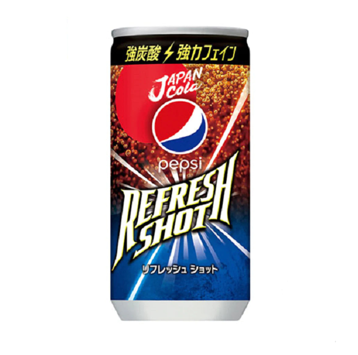 Front of Pepsi Refresh Shot can featuring bold logo and design with a 200ml pack size