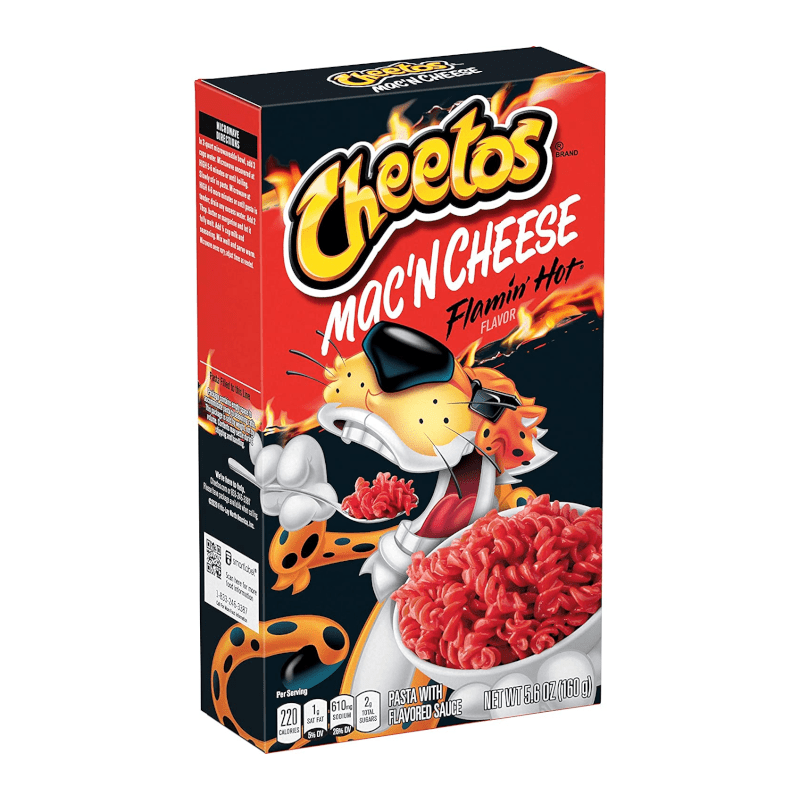 Cheetos Flamin' Hot Mac 'n Cheese Box (160g) (12 Pack)