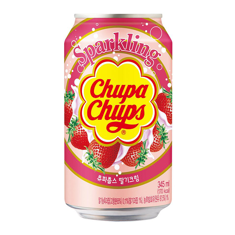 Chupa Chups Strawberry Cream Soda (345ml)