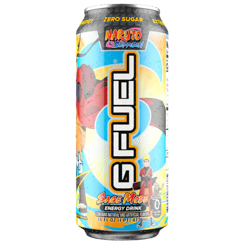 G FUEL Naruto Sage Mode Pomelo White Peach Flavour Energy Drink (473ml