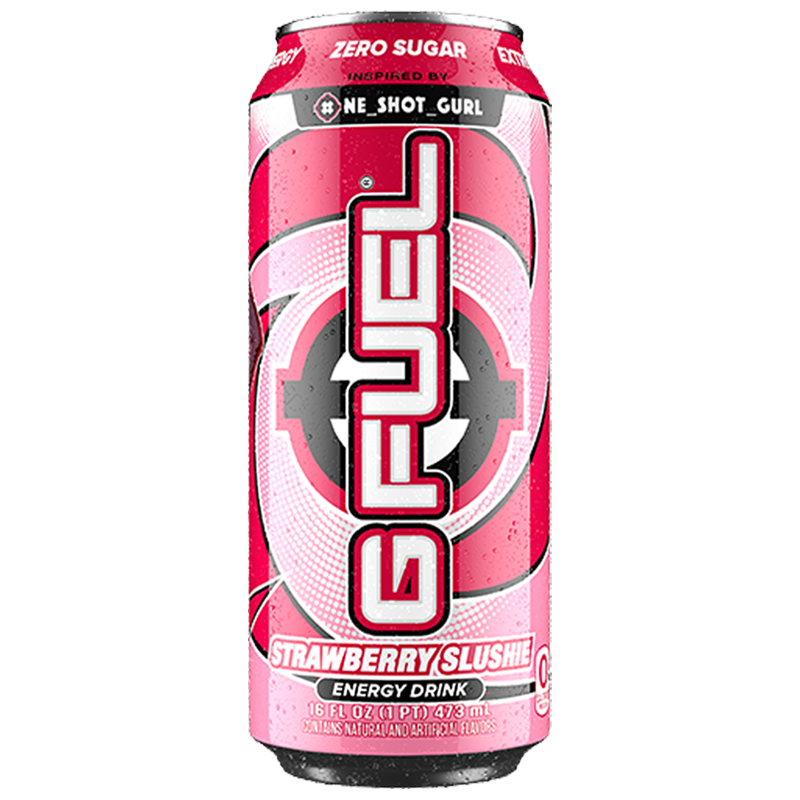 G FUEL One Shot Gurl Strawberry Slushie Flavour Energy Drink (473ml)