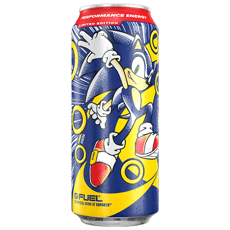 G FUEL Sonic the Hedgehog Peach Rings Candy Flavour Energy Drink (473ml)