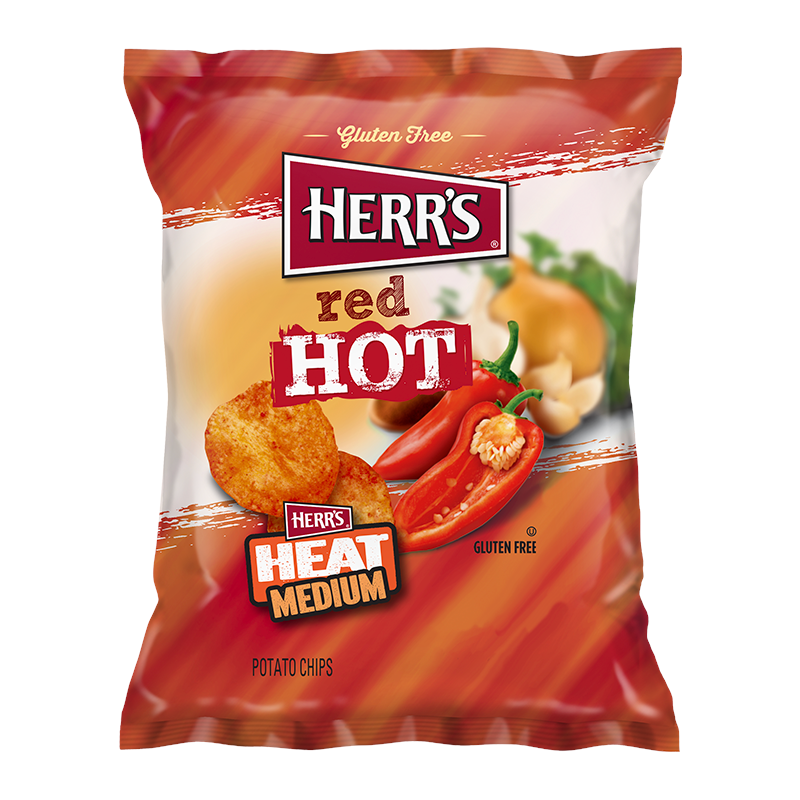 Herr's Red Hot Potato Chips (99.2g)