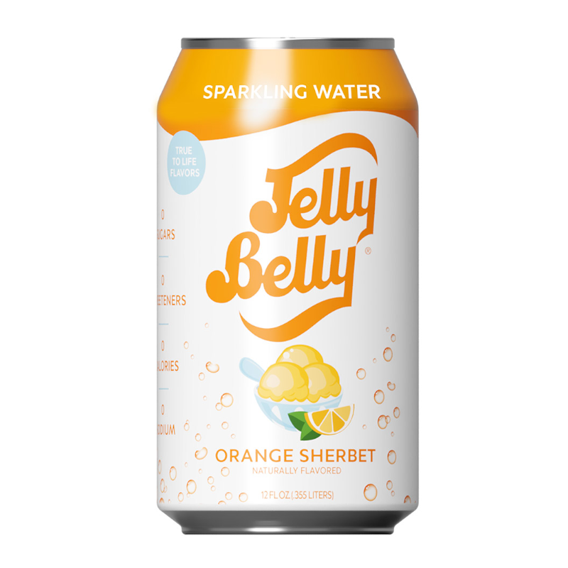 Jelly Belly Orange Sherbet Sparkling Water (355ml)
