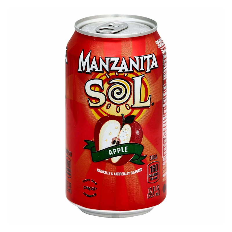 Manzanita Sol Apple Soda (355ml)