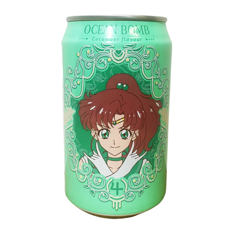 Ocean Bomb Sailor Moon Cucumber Sparkling Water (330ml)