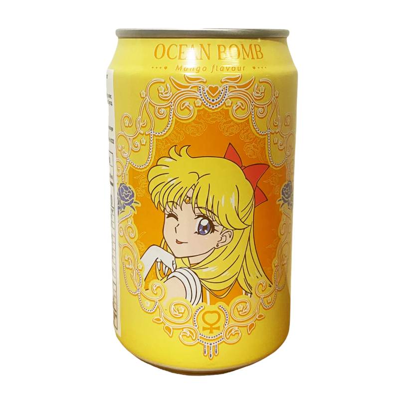 Ocean Bomb Sailor Moon Mango Sparkling Water (330ml)