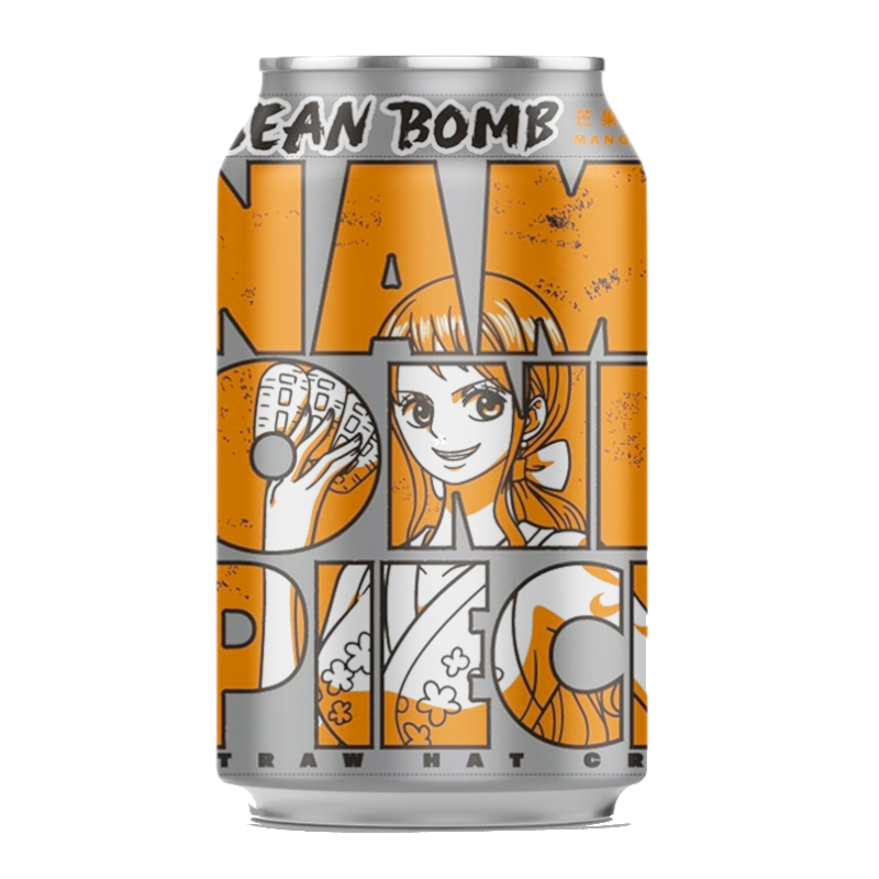 Ocean Bomb x One Piece Mango Sparkling Water (330ml)