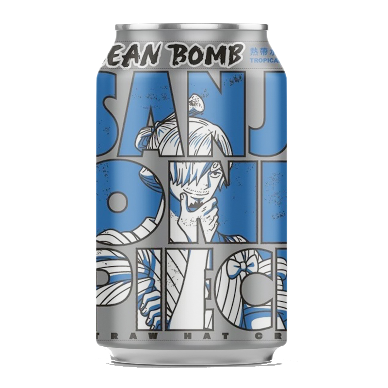 Ocean Bomb x One Piece Tropical Fruit Sparkling Water (330ml)