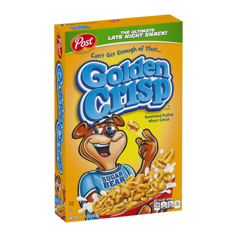 Post Golden Crisp Cereal (418g)