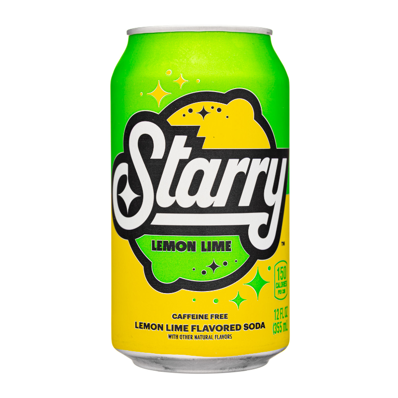 Starry Lemon Lime Soda Case of 12 (355ml x12)