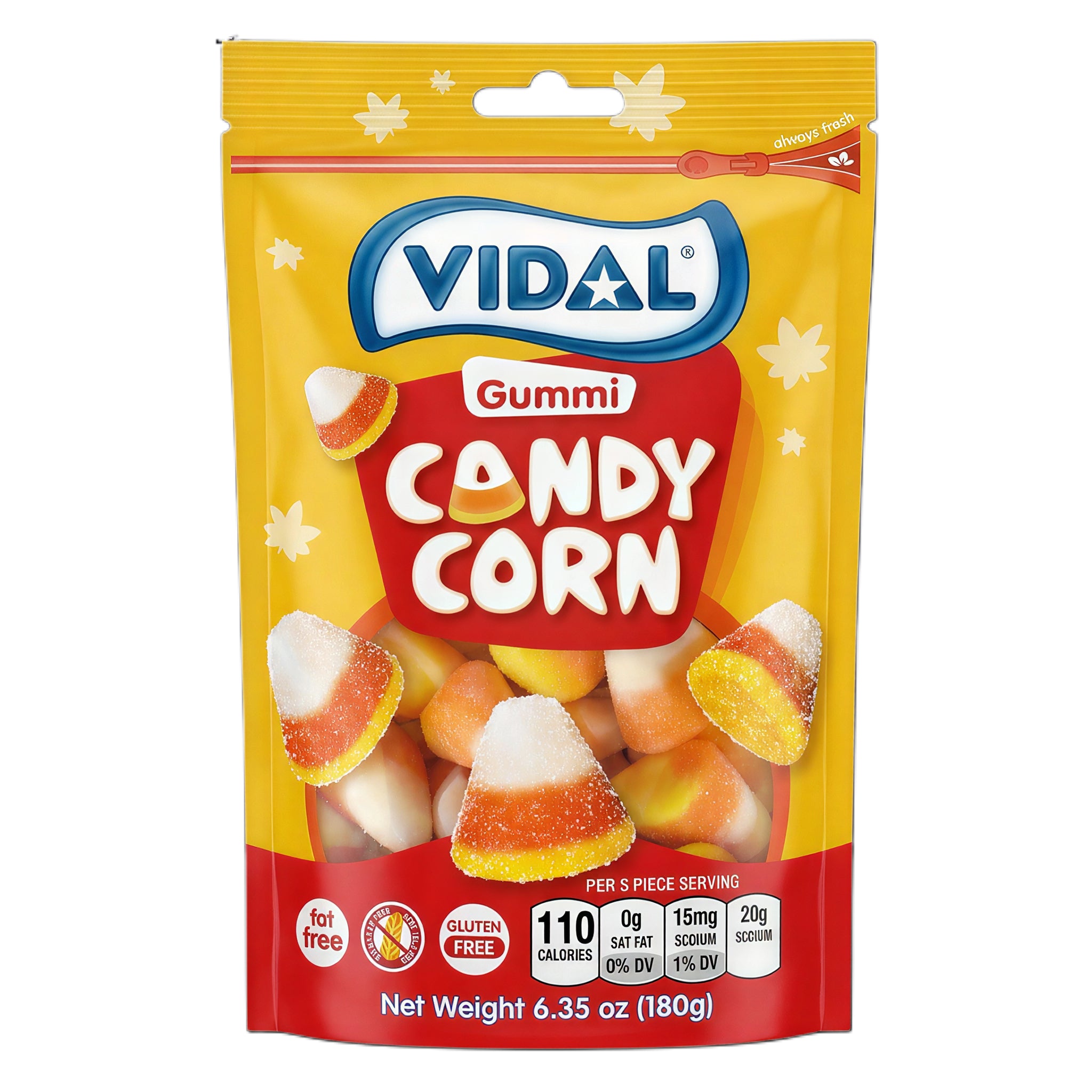 Vidal Halloween Candy Corn Gummies (180g)