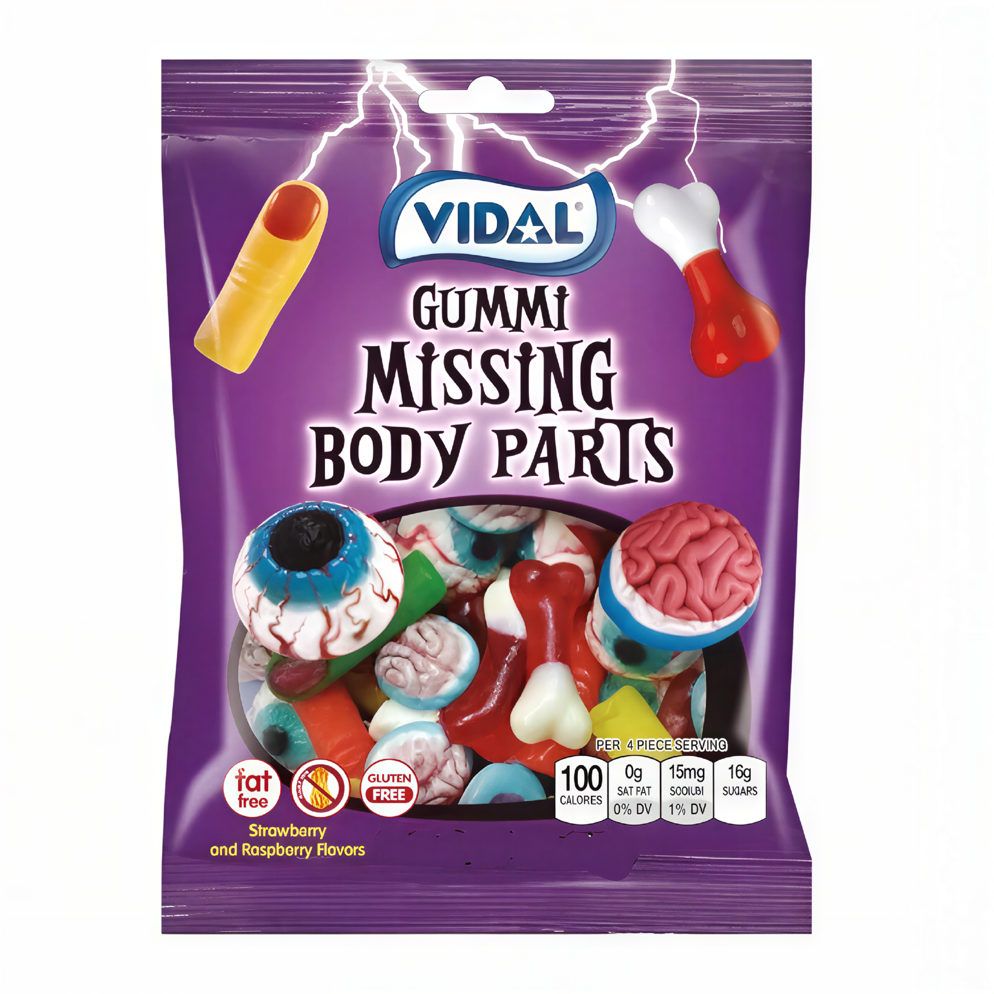 Vidal Halloween Missing Body Parts Gummies (99g)