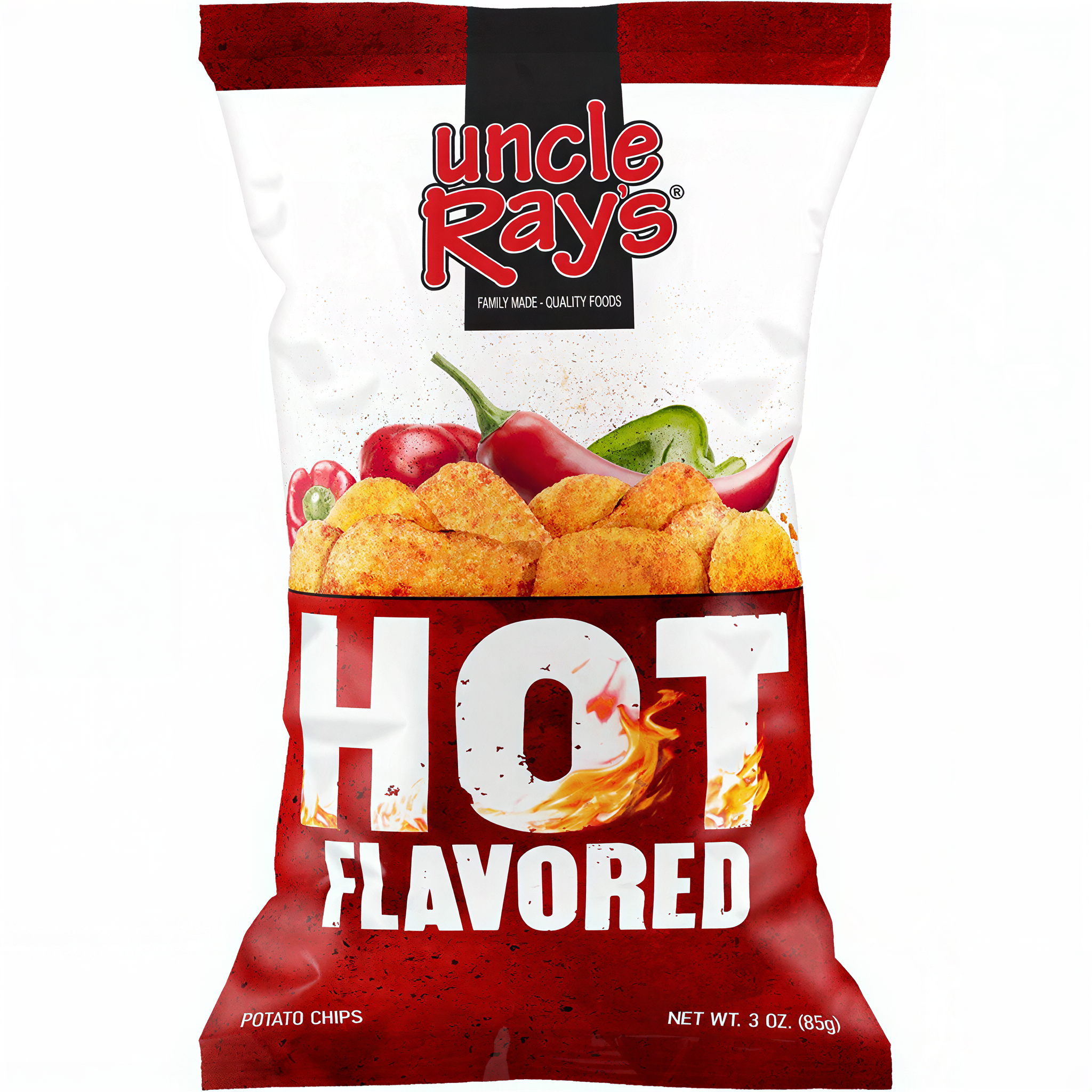 Uncle Ray's Hot Potato Chips (127.5g)