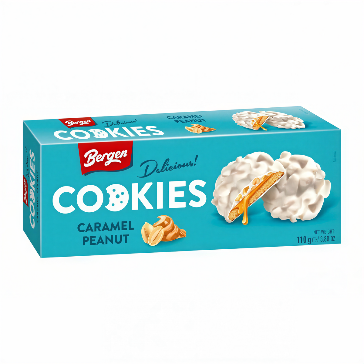 Bergen Cookies Caramel Peanut (110g)