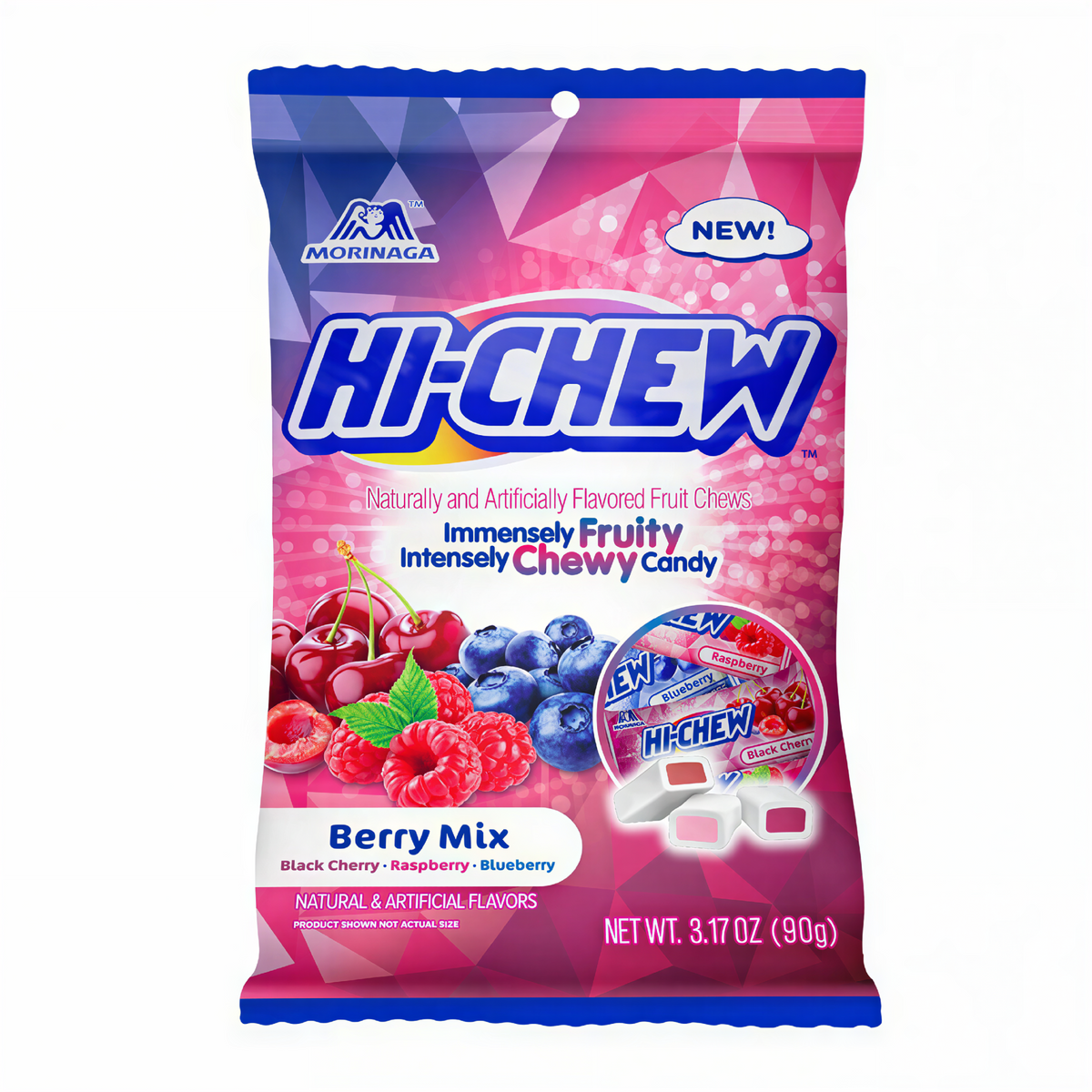 Hi-Chew Berry Mix (90g) — single retail bag, 3.17 oz