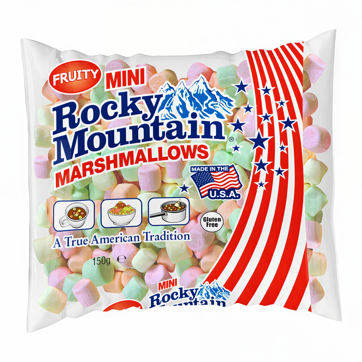 Rocky Mountain Mini Fruity Marshmallows (150g)