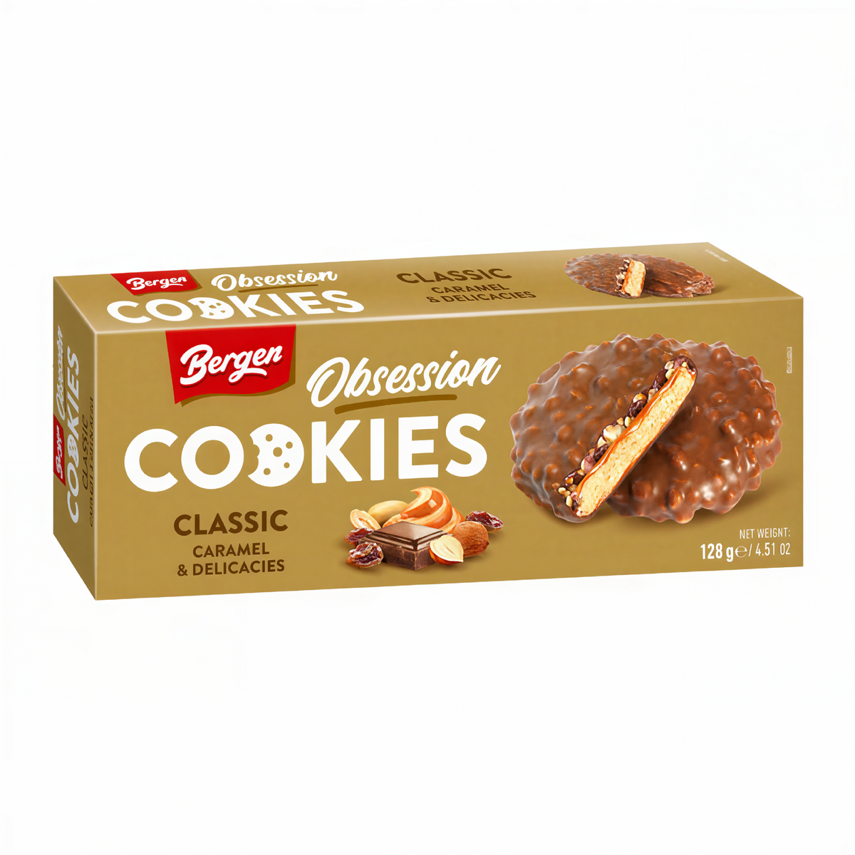 Bergen Cookies Classic Caramel & Delicacies (128g)