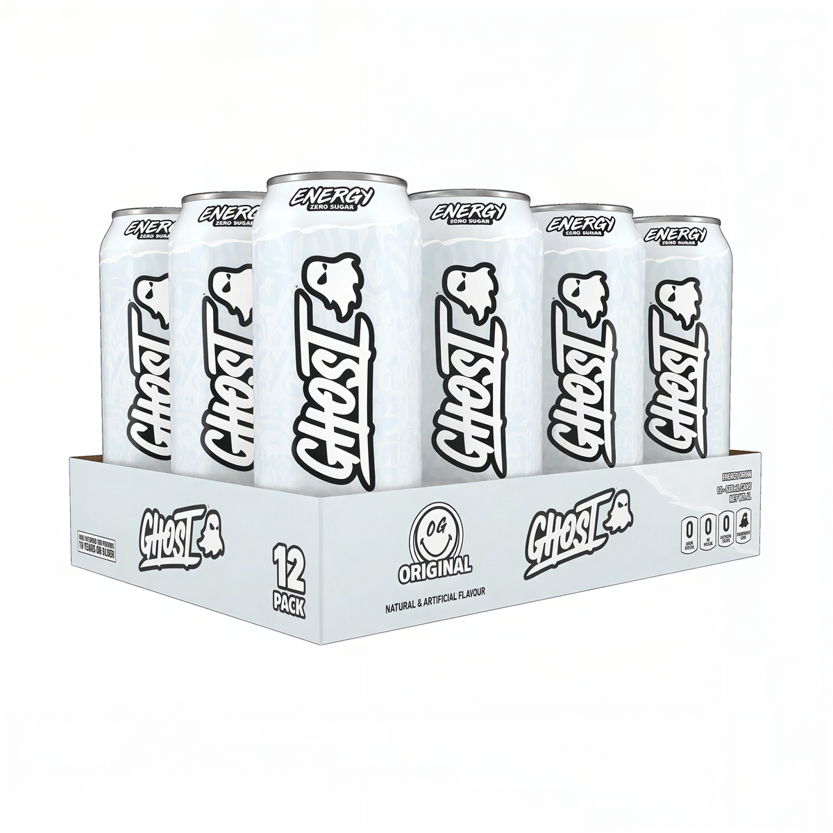 Ghost Original Zero Sugar Energy Drink (500ml) 12 Pack