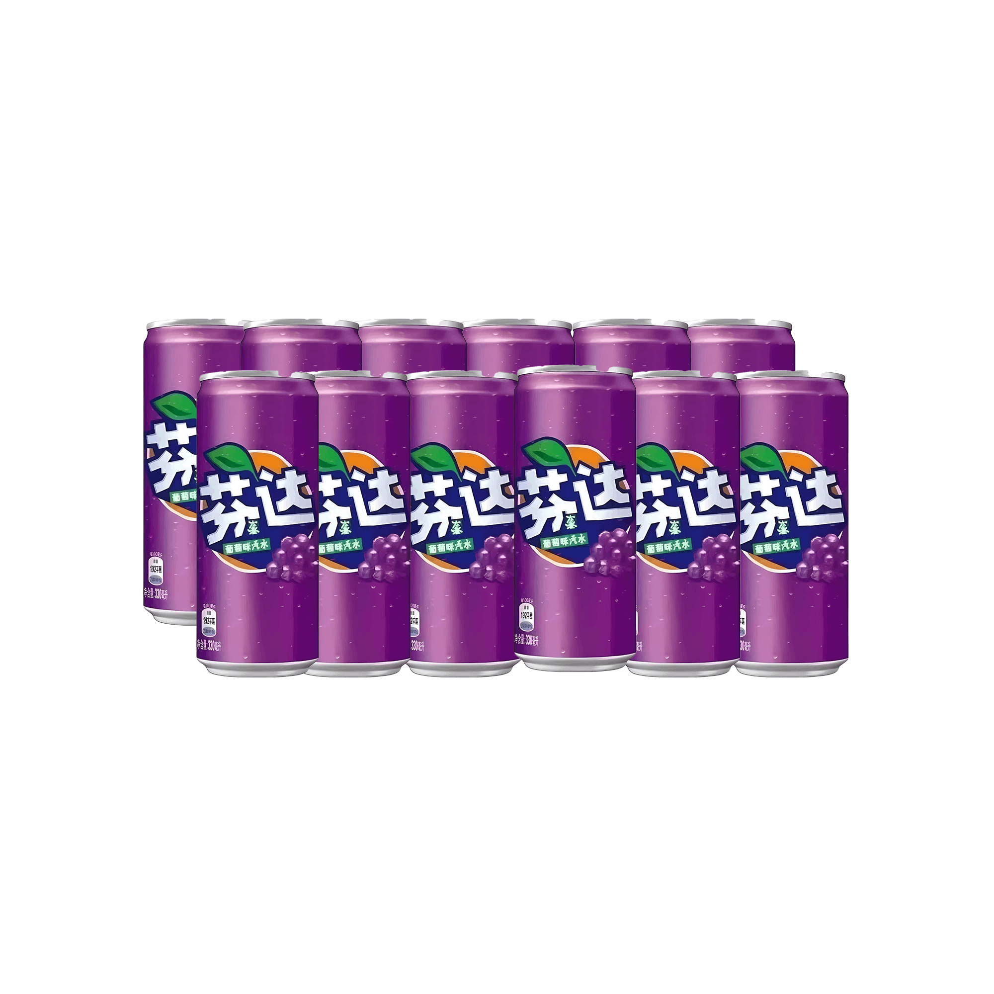 Fanta Grape (China) Case of 12 (330ml x12)