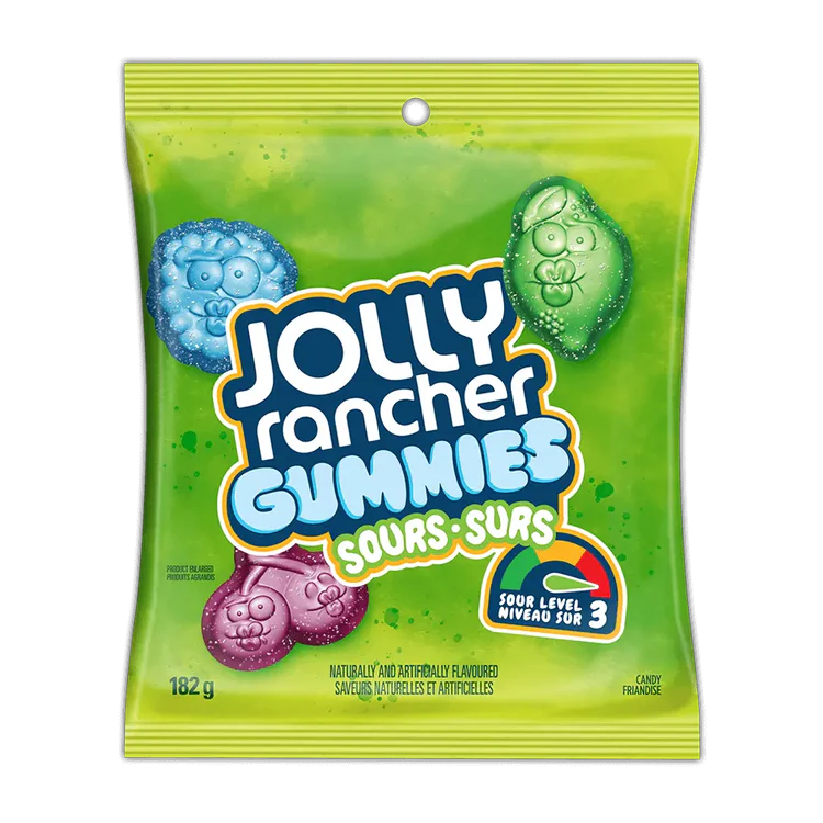 Jolly Rancher Gummies Sours (182g)