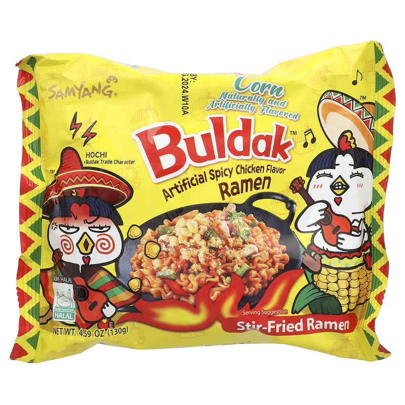 Samyang Buldak Corn Hot Chicken Flavour (130g)