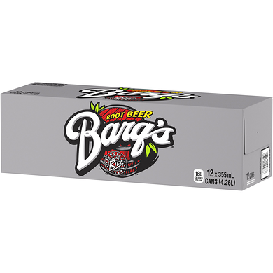 Barq's Root Beer (Canadian) Case of 12 (355m x12l)