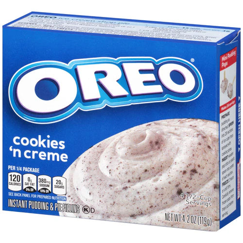 Jell-O Oreo Cookies and Creme Pudding Instant Mix (119g)