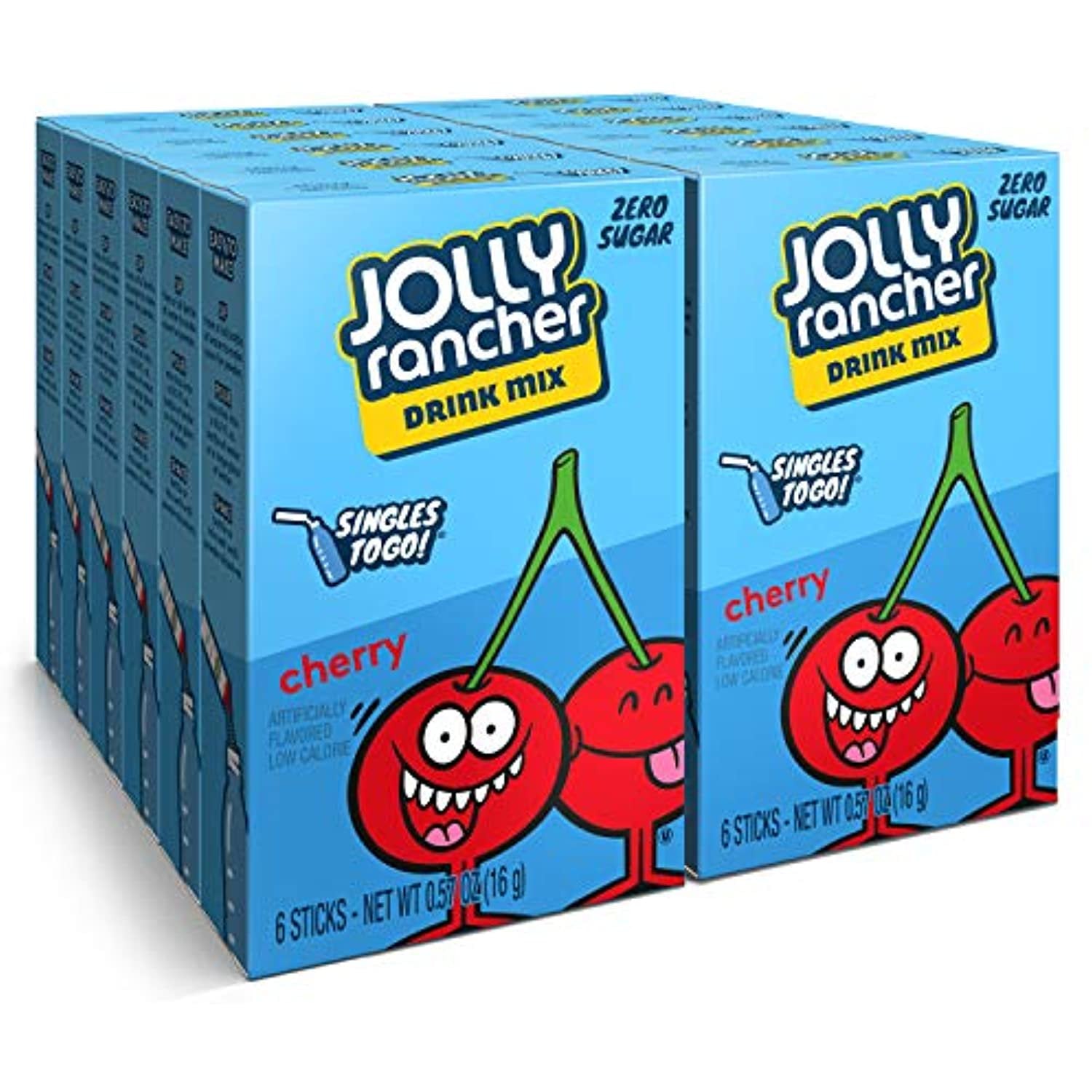 Jolly Rancher Cherry Singles to Go 6 Pack (225.6g) (12 Pack)