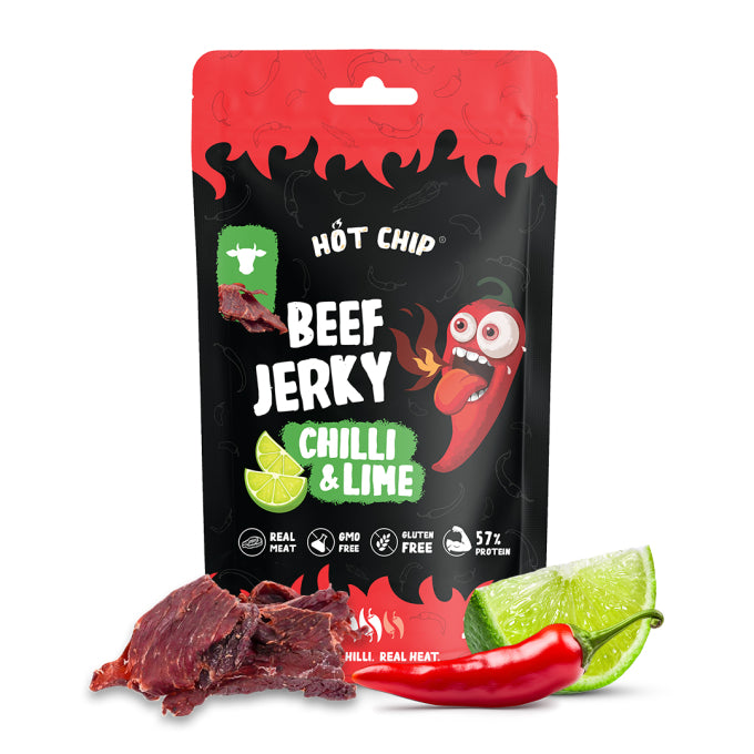 Hot Chip Beef Jerky Chilli & Lime (25g)