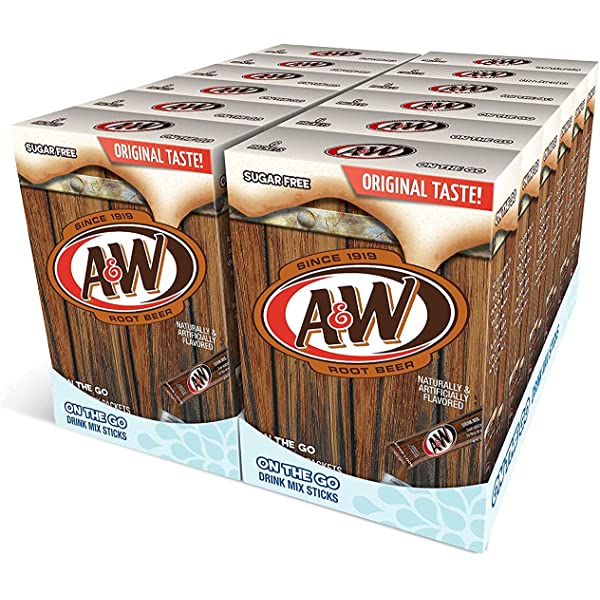 A&W Root Beer Singles To Go (180g) (12 Pack)