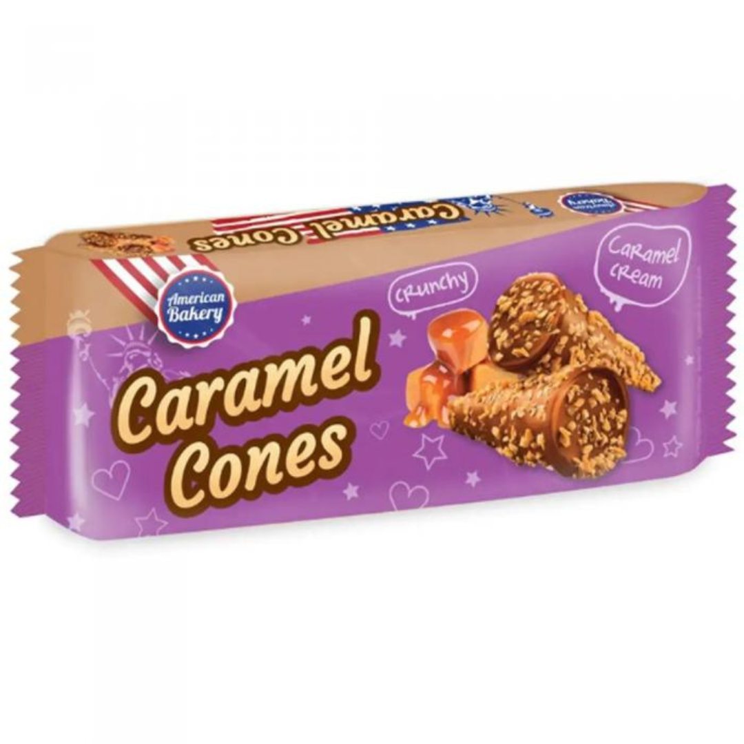 American Bakery Caramel Cones (112g)