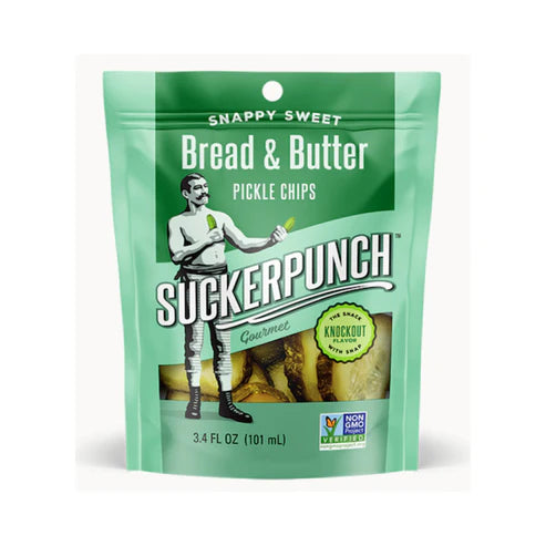 SuckerPunch Bread & Butter Pickle Chips (101ml)  product packaging
