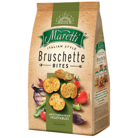 Maretti Italian Style Bruschetta Chips Mediterranean Vegetables (70g)