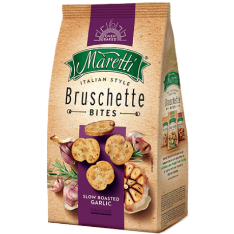 Maretti Italian Style Bruschetta Chips Garlic (70g)