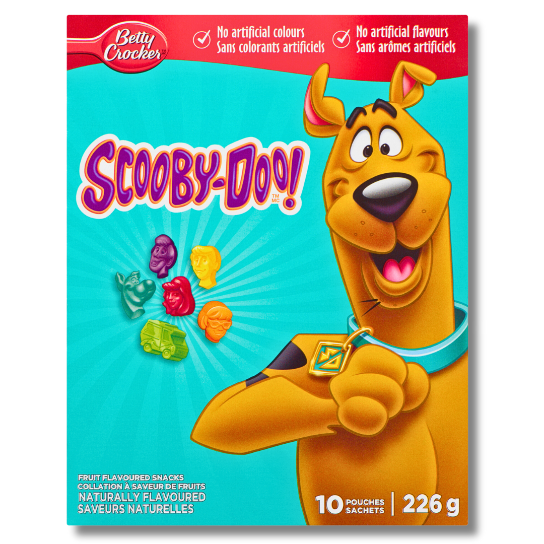 Betty Crocker Scooby Doo Fruit Snacks 10 Pouches (226g)