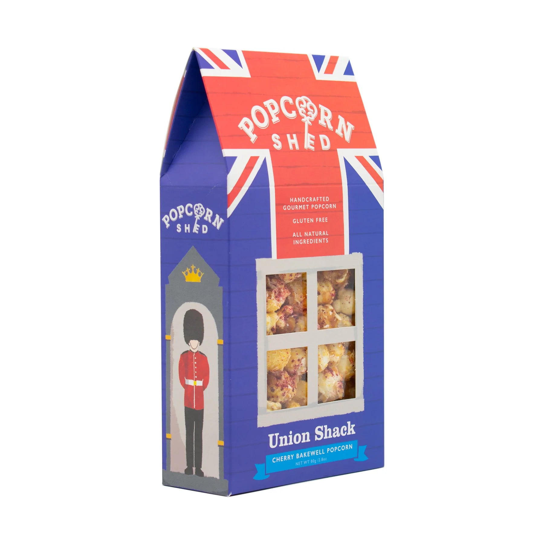 Popcorn Shed Cherry Bakewell Gourmet Popcorn (80g)